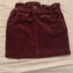 Lil legs mini corduroy skirt